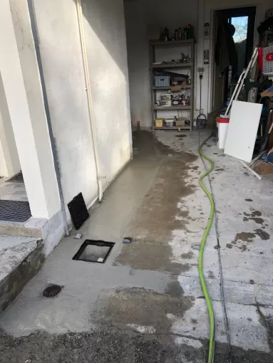 Raccordement des eaux usées d'une salle de bains à Pau