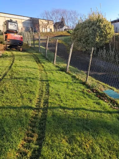 Terrain avant les travaux.