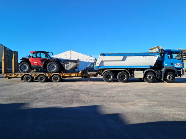 Transport d'un télescopique.