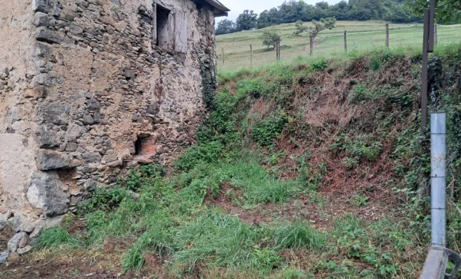Avant le terrassement.