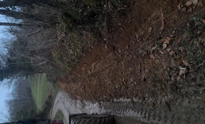 Curage de fossé, Ogeu-les-Bains, MBTP