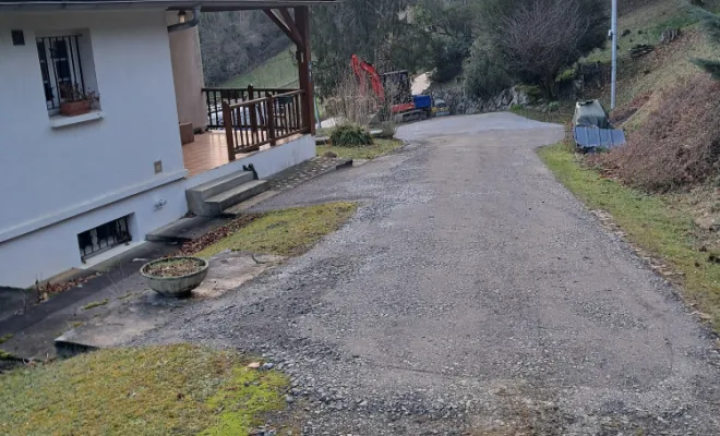 Mise en place du cailloux.