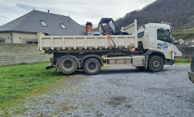 Transport d'un quad.